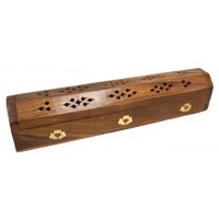 Wooden Box incense stick holder burner