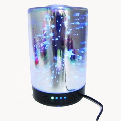 3D  ultrasonic humidifier, aroma essential oil diffuser,with 7 LED light night changing